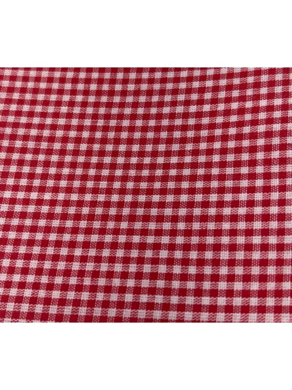 Red Cotton Gingham Fat Quarter Fabric Craft Quilting 18 x 22" - Picture 8 of 11